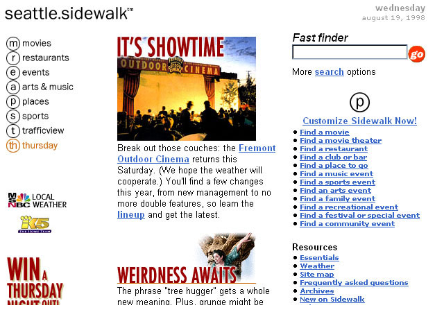 Seattle.Sidewalk.com website